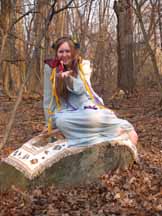 A Princess and a Fairy in the Woods